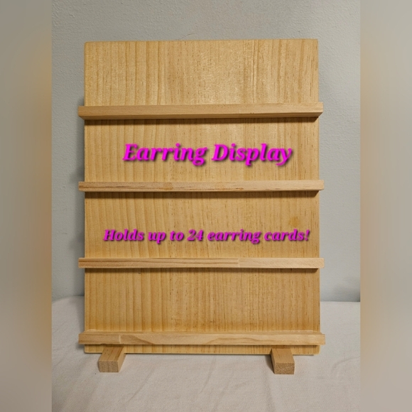 Display for Earrings Wooden EUC - Picture 1 of 4
